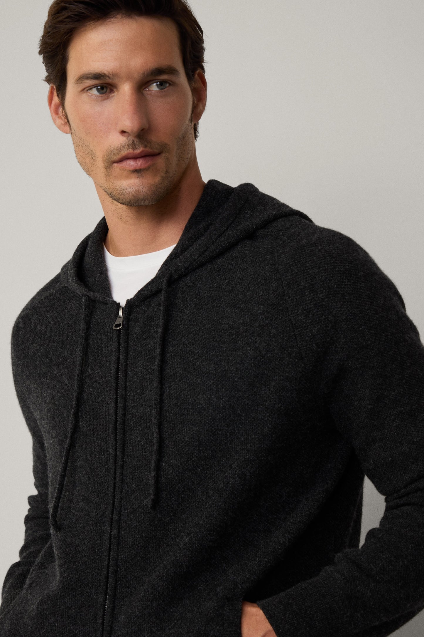 Hackett x Wellwear Cashmere Zip Hoodie