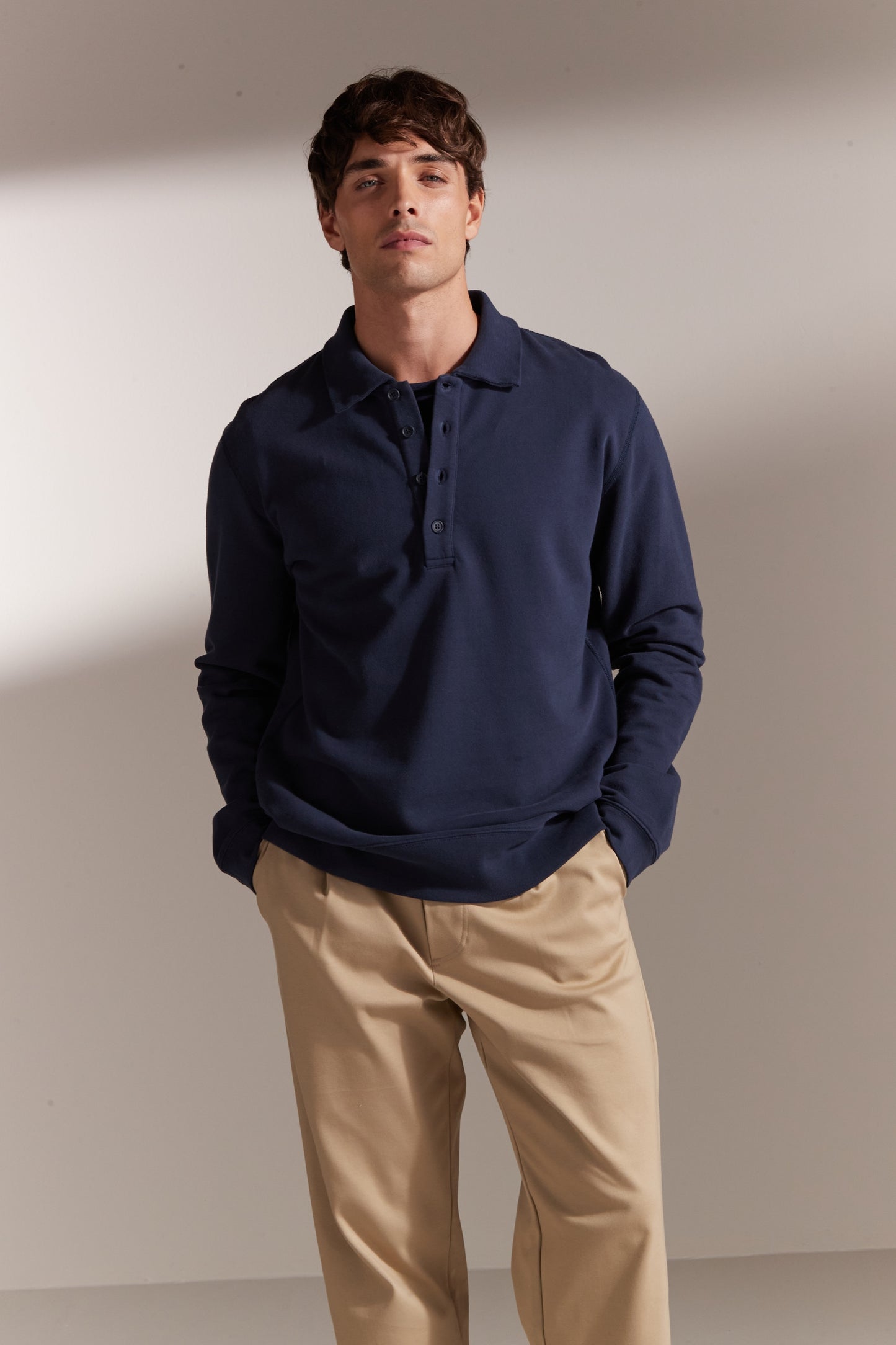 Long Sleeve Sweat Polo