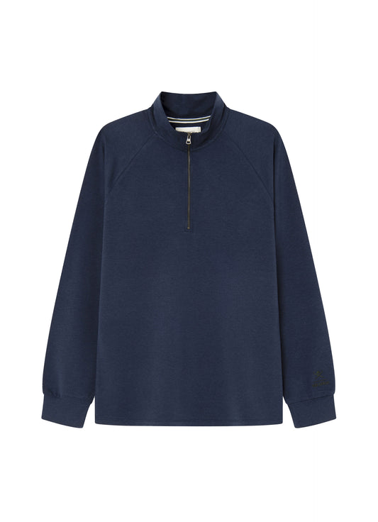 Hackett x Wellwear Luxury Lounge Zip Funnel Neck