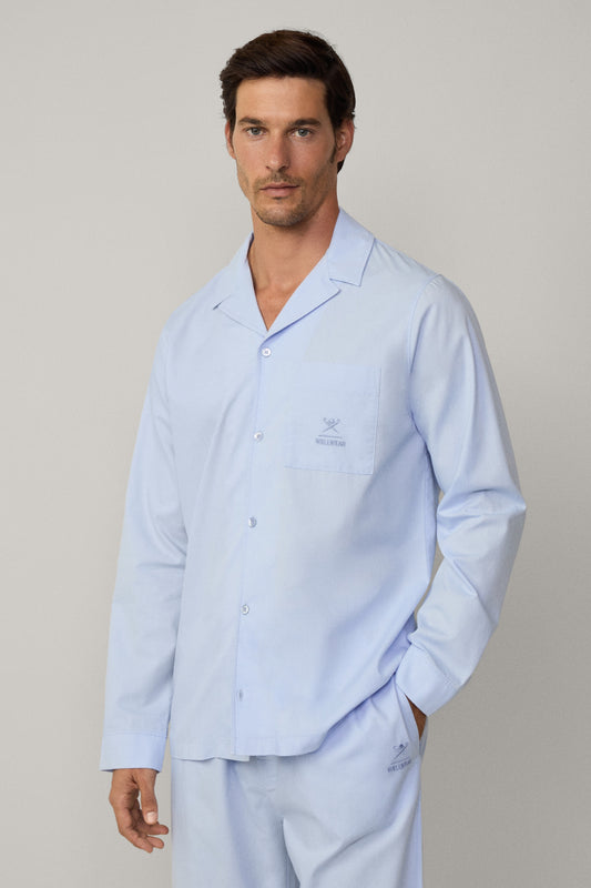 Hackett x Wellwear Oxford Pyjama Shirt