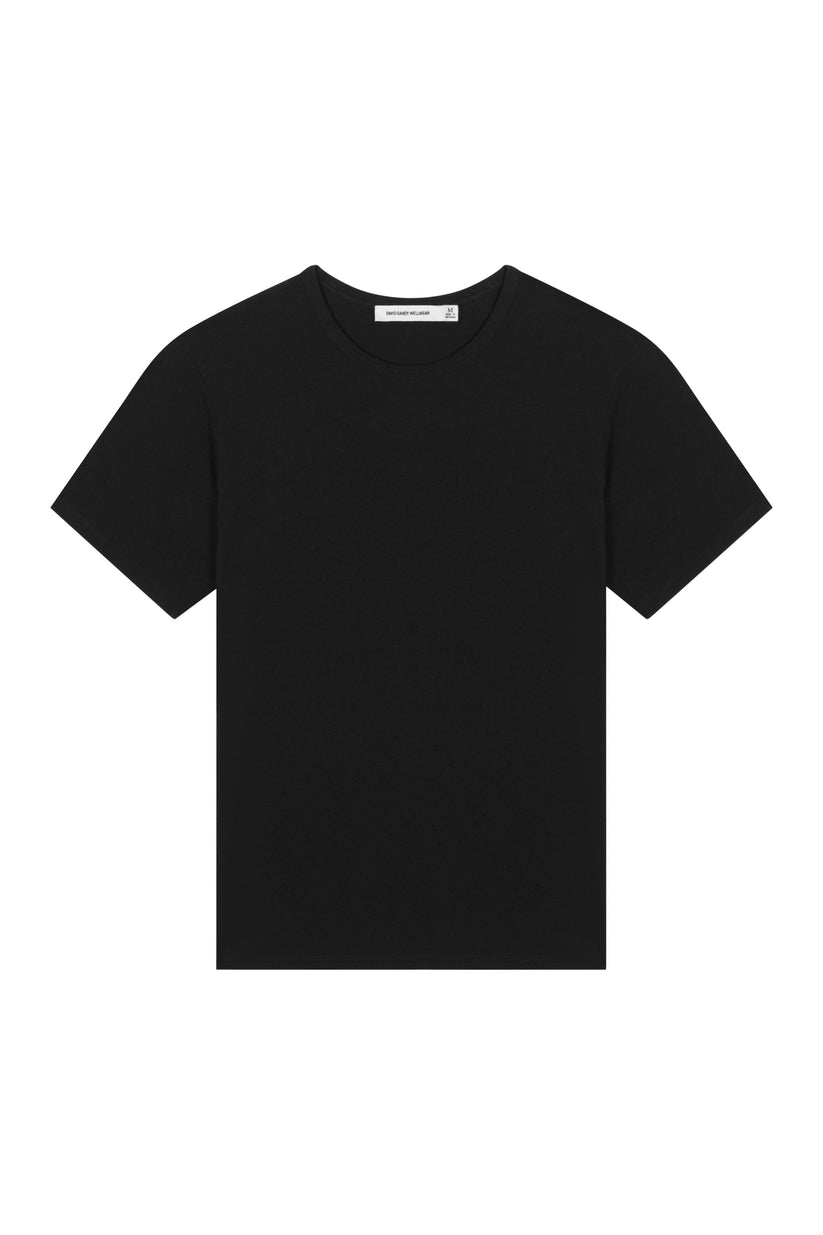 Ultimate Linen Tee - Black | David Gandy Wellwear