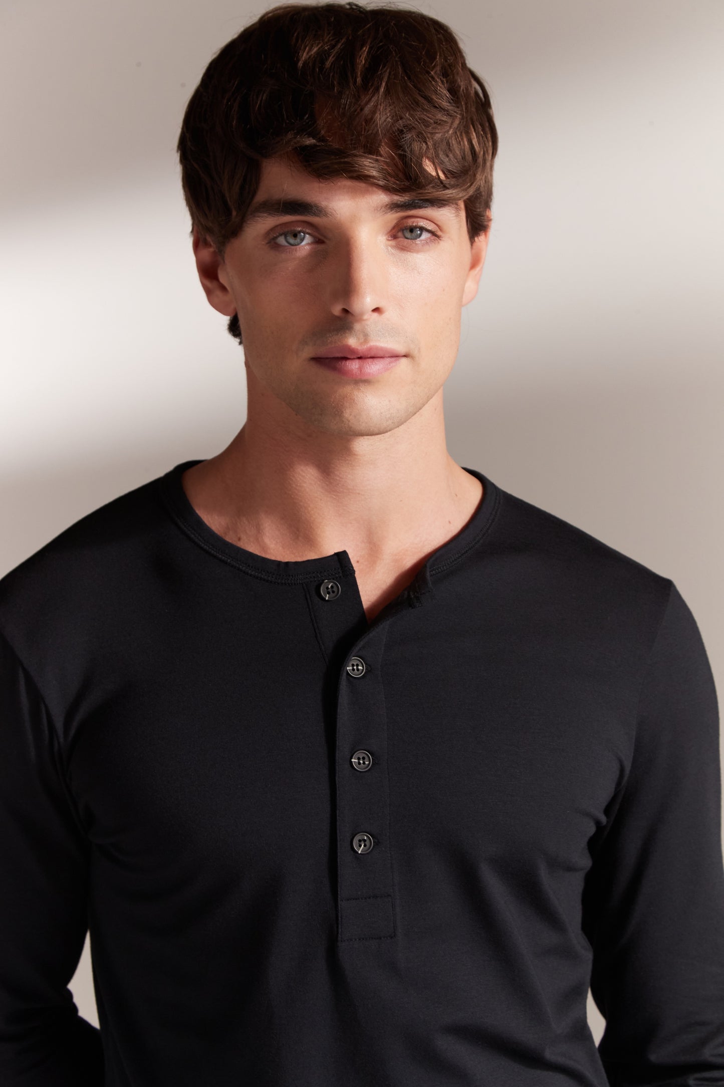 Premium Pyjama Long Sleeve Henley