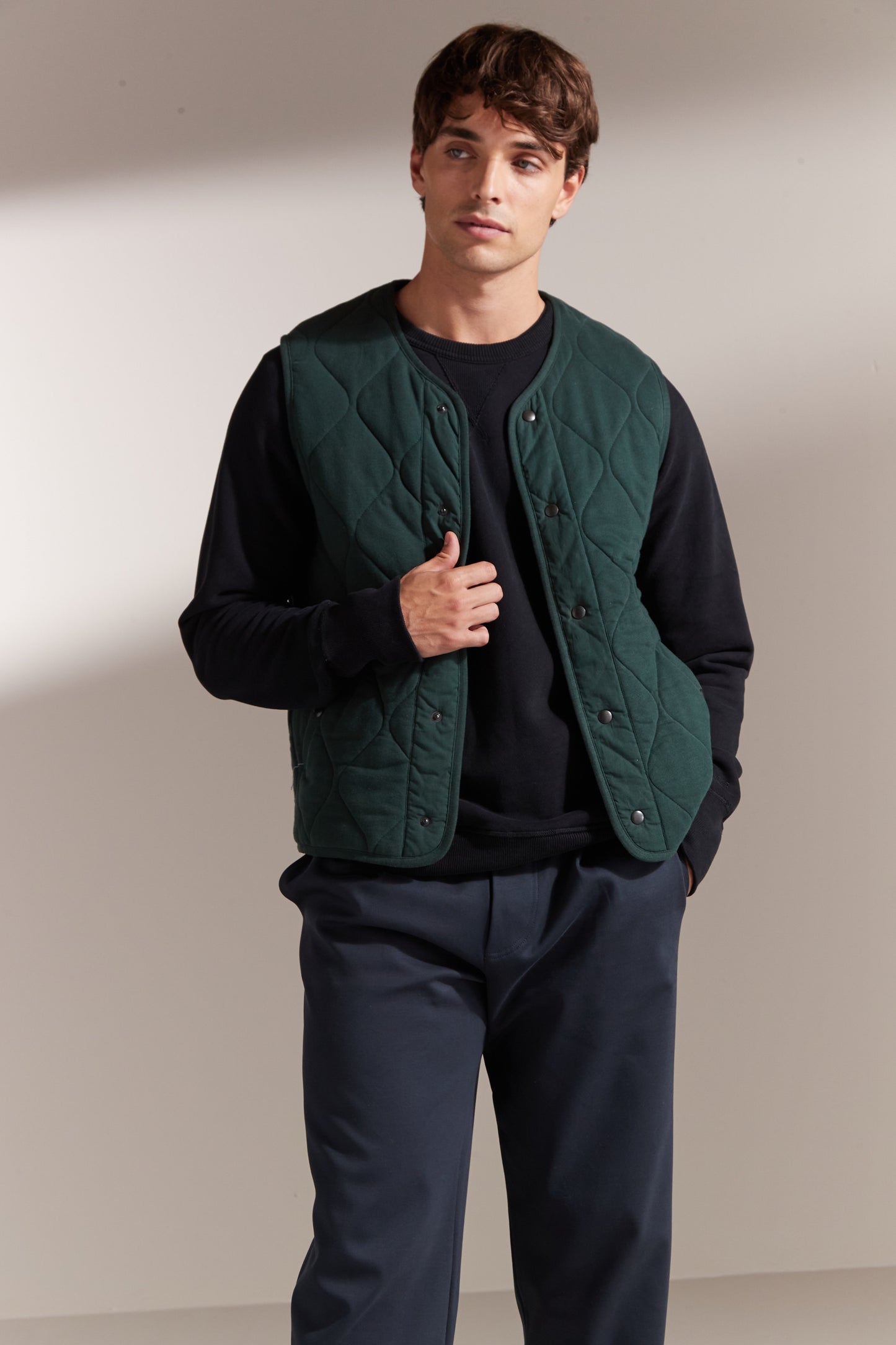 Quilted Cotton Gilet