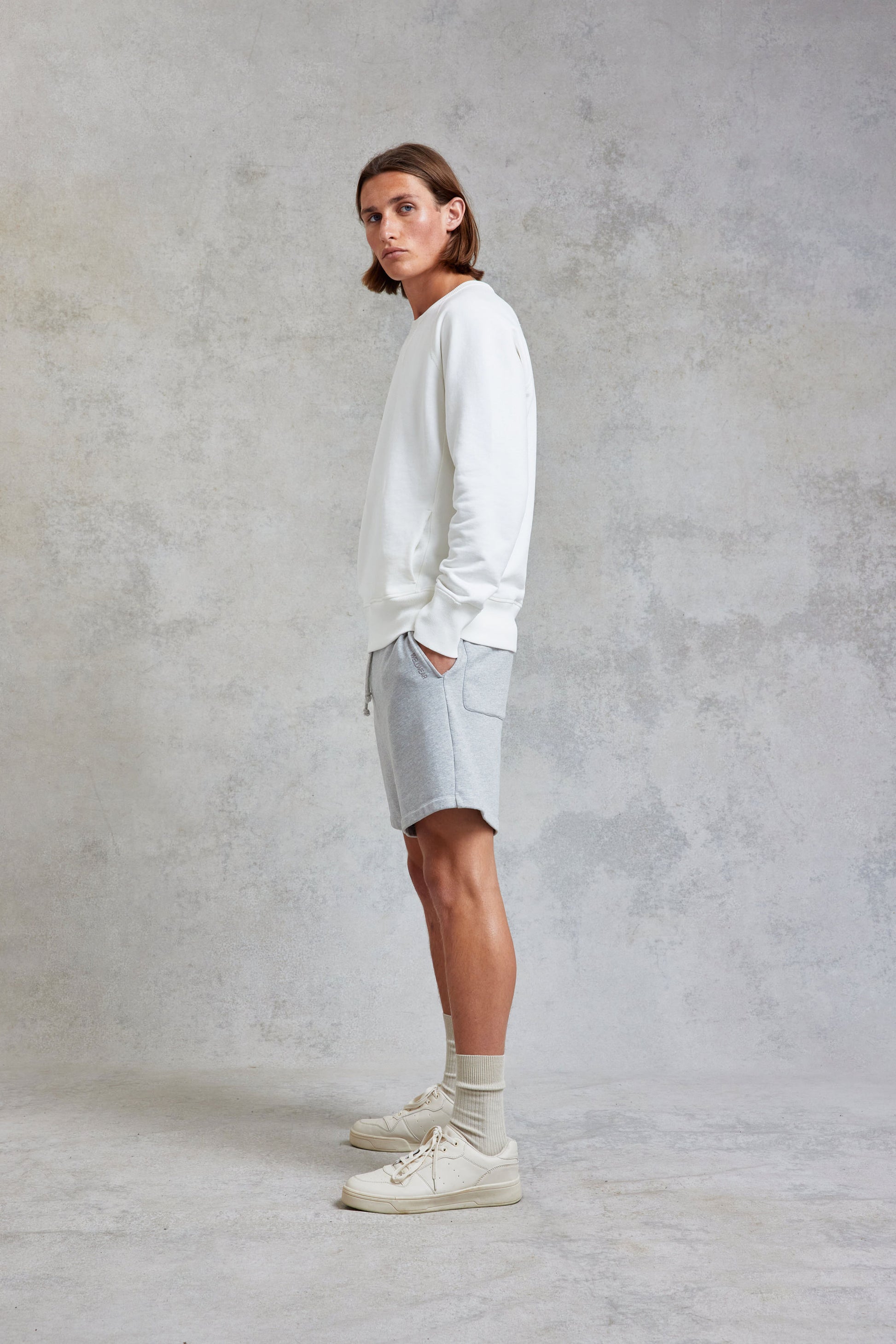 David | Wellwear Jogger Marl Grey Gandy Shorts- Ultimate