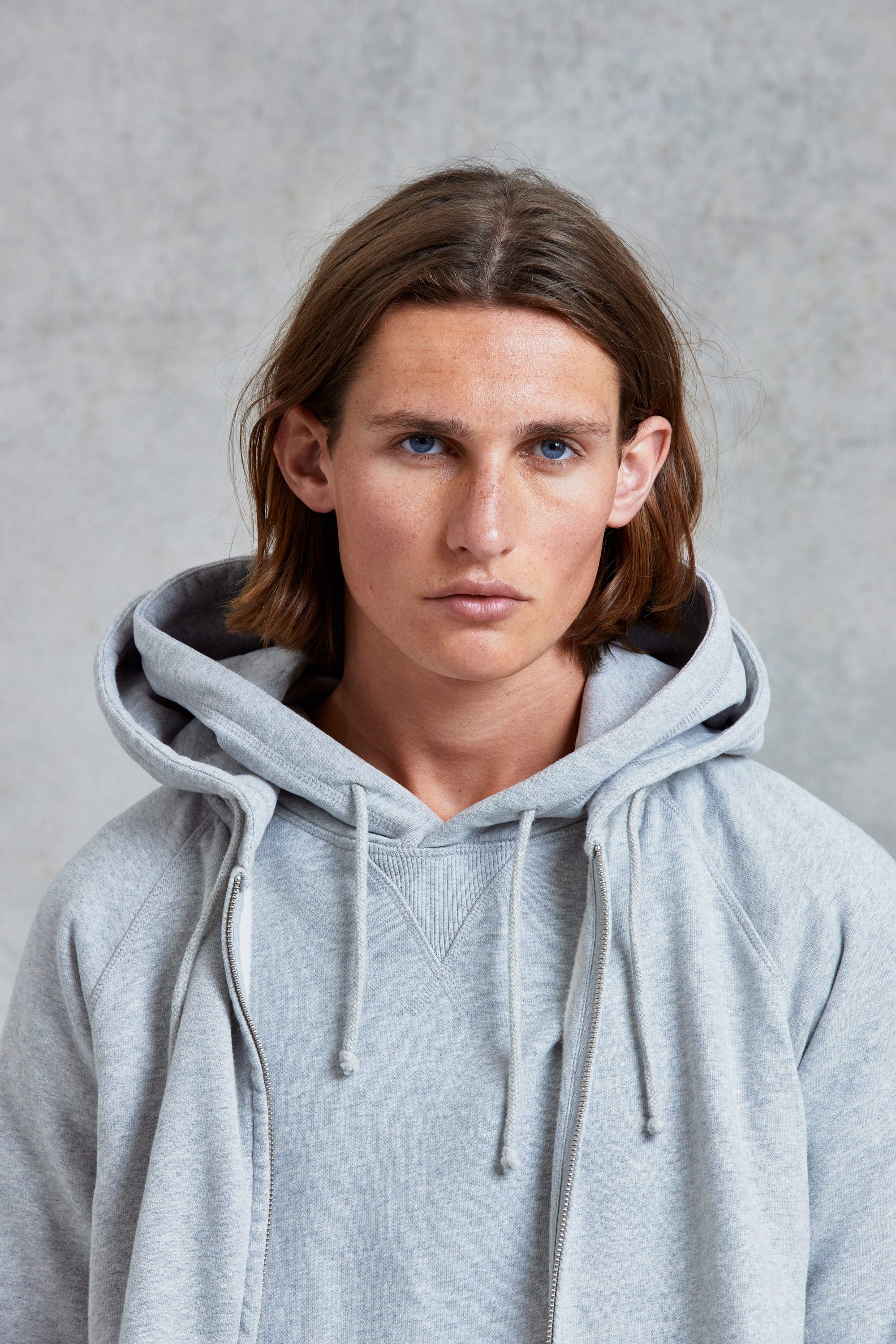 Grey marl hot sale hoodie